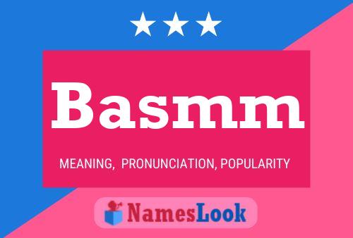 Basmm Namensposter