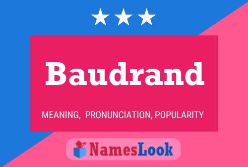 Baudrand Namensposter