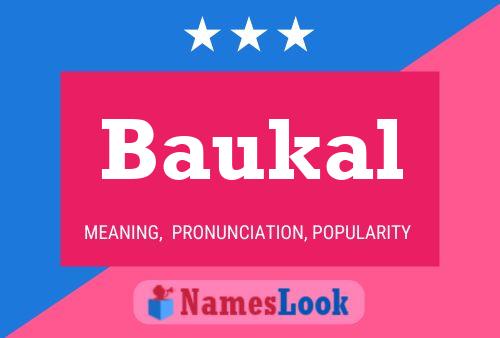 Baukal Namensposter