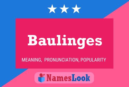 Baulinges Namensposter