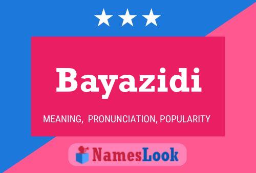 Bayazidi Namensposter