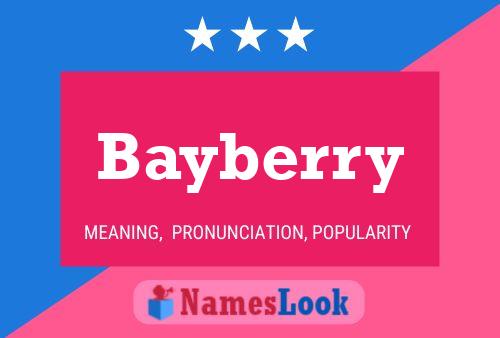 Bayberry Namensposter