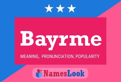 Bayrme Namensposter