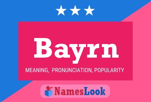 Bayrn Namensposter