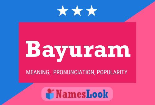 Bayuram Namensposter