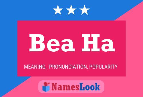 Bea Ha Namensposter