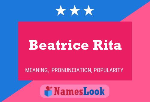 Beatrice Rita Namensposter