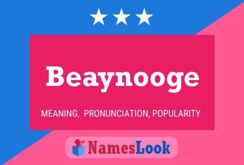 Beaynooge Namensposter