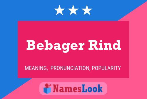 Bebager Rind Namensposter