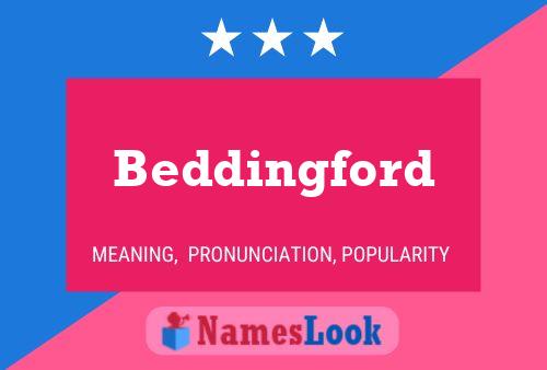 Beddingford Namensposter