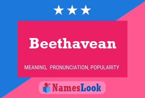 Beethavean Namensposter