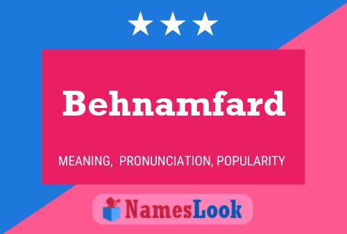 Behnamfard Namensposter