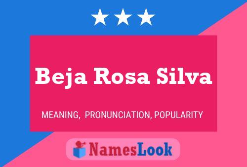 Beja Rosa Silva Namensposter