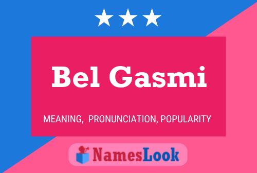 Bel Gasmi Namensposter