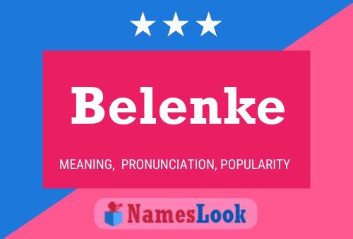 Belenke Namensposter