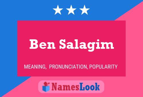 Ben Salagim Namensposter