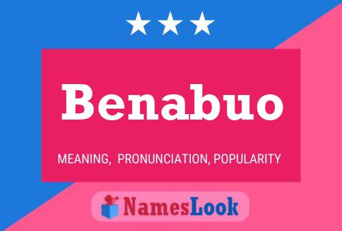 Benabuo Namensposter