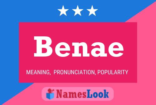 Benae Namensposter