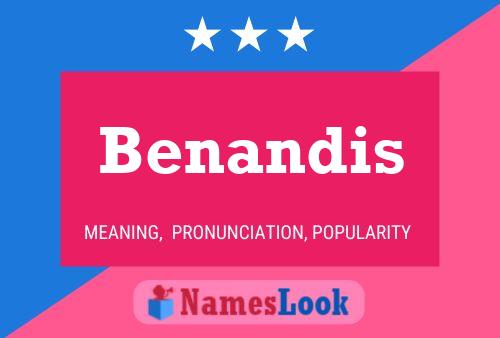 Benandis Namensposter