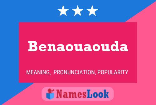 Benaouaouda Namensposter