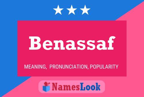 Benassaf Namensposter