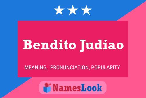 Bendito Judiao Namensposter