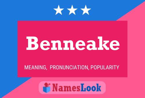 Benneake Namensposter