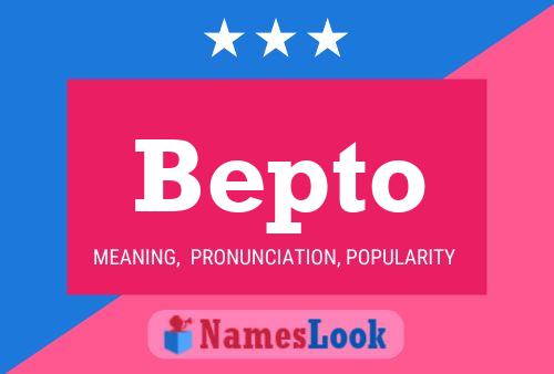 Bepto Namensposter