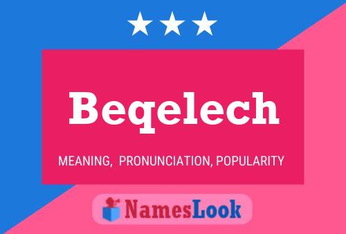 Beqelech Namensposter