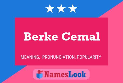 Berke Cemal Namensposter