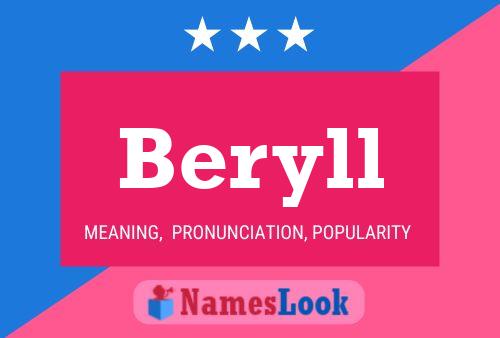 Beryll Namensposter