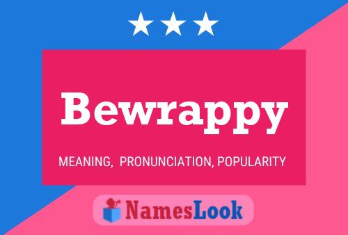 Bewrappy Namensposter