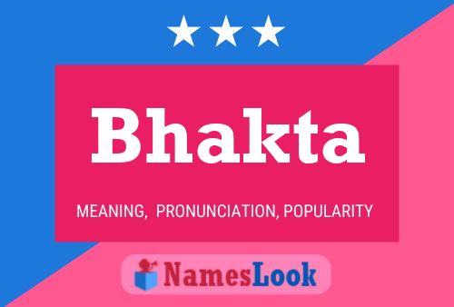 Bhakta Namensposter