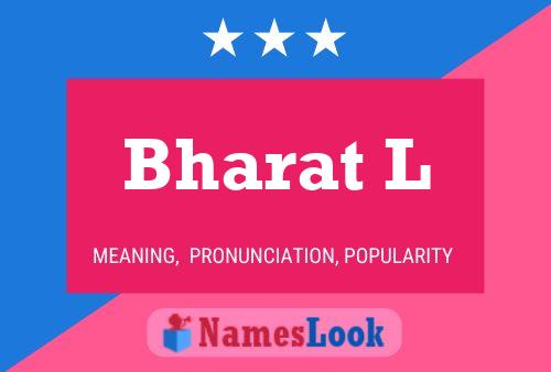 Bharat L Namensposter