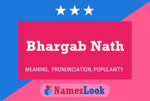 Bhargab Nath Namensposter