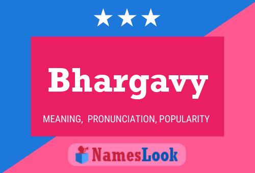 Bhargavy Namensposter