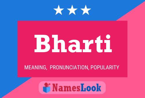 Bharti Namensposter