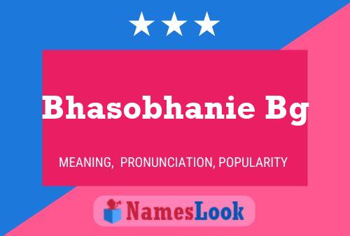 Bhasobhanie Bg Namensposter