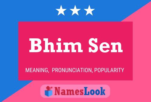 Bhim Sen Namensposter