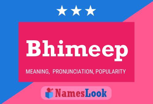 Bhimeep Namensposter