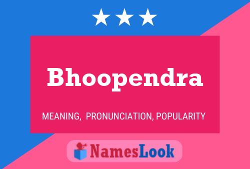 Bhoopendra Namensposter