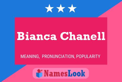 Bianca Chanell Namensposter