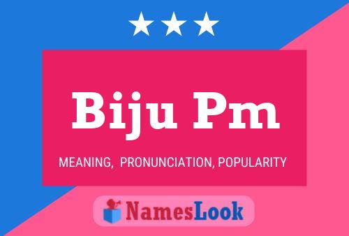 Biju Pm Namensposter