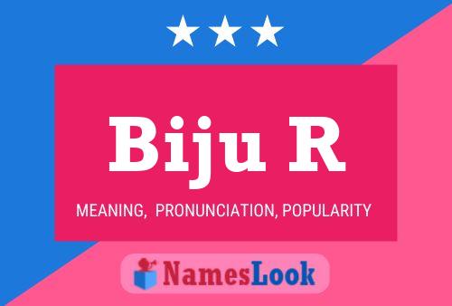 Biju R Namensposter