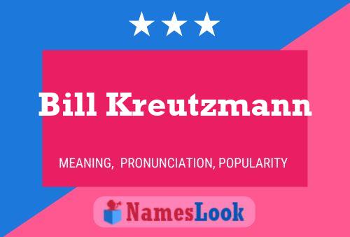 Bill Kreutzmann Namensposter