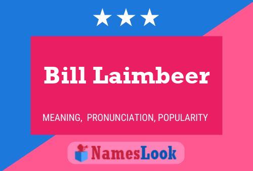 Bill Laimbeer Namensposter