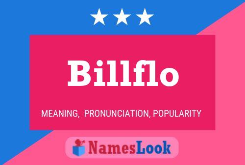 Billflo Namensposter