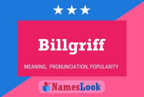 Billgriff Namensposter