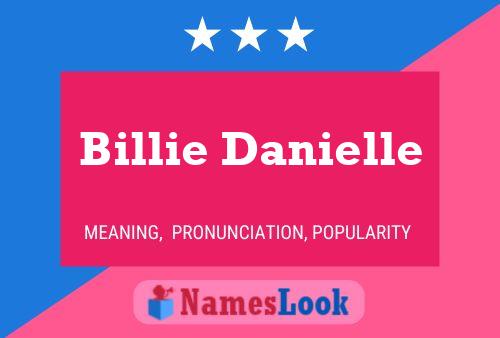 Billie Danielle Namensposter