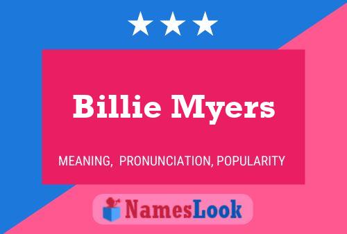 Billie Myers Namensposter